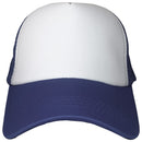 Plain Trucker Hat Cap - Foam Front With Mesh Unisex Adjustable Baseball - DS1035