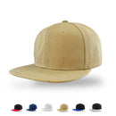 Plain Trucker Cap Hat Hip-Hop Flat Peak Visor Dancer Hat Adjustable - DS-10FLAT