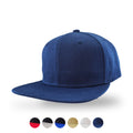 Plain Trucker Cap Hat Hip-Hop Flat Peak Visor Dancer Hat Adjustable - DS-10FLAT