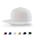 Plain Trucker Cap Hat Hip-Hop Flat Peak Visor Dancer Hat Adjustable - DS-10FLAT