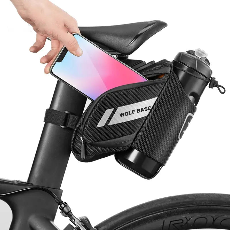 Bike Storage Saddle Bag Bottle Holder Portable Bicycle Cycling Seat Pannier