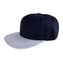 Plain Trucker Cap Hat Hip-Hop Flat Peak Visor Dancer Hat Adjustable - DS-10FLAT