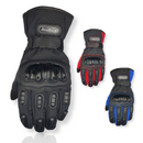 Motorbike Winter Gloves Carbon Fiber Motorcycle Thermal Gloves Ski Snow