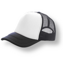 Plain Trucker Hat Cap - Foam Front With Mesh Unisex Adjustable Baseball - DS1035