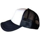 Plain Trucker Hat Cap - Foam Front With Mesh Unisex Adjustable Baseball - DS1035