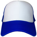 Plain Trucker Hat Cap - Foam Front With Mesh Unisex Adjustable Baseball - DS1035