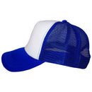 Plain Trucker Hat Cap - Foam Front With Mesh Unisex Adjustable Baseball - DS1035