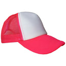 Plain Trucker Hat Cap - Foam Front With Mesh Unisex Adjustable Baseball - DS1035