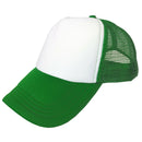 Plain Trucker Hat Cap - Foam Front With Mesh Unisex Adjustable Baseball - DS1035