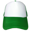 Plain Trucker Hat Cap - Foam Front With Mesh Unisex Adjustable Baseball - DS1035