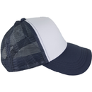 Plain Trucker Hat Cap - Foam Front With Mesh Unisex Adjustable Baseball - DS1035