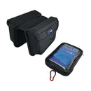 Bike Front Frame Bag Bicycle Tube Double Bag With Phone Holder Side Pouch Pannie