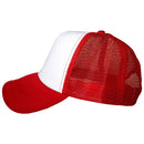 Plain Trucker Hat Cap - Foam Front With Mesh Unisex Adjustable Baseball - DS1035