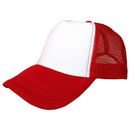Plain Trucker Hat Cap - Foam Front With Mesh Unisex Adjustable Baseball - DS1035