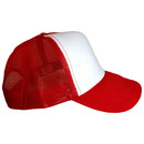 Plain Trucker Hat Cap - Foam Front With Mesh Unisex Adjustable Baseball - DS1035