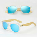 Unisex Bamboo Polarized Sunglasses Fashion Women Men Wooden UV400 Protection