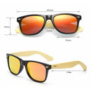 Unisex Bamboo Polarized Sunglasses Fashion Women Men Wooden UV400 Protection