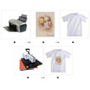 10 Sheets Iron Heat Transfer Paper A4 For Cotton T-Shirt Light Fabrics Inkjet