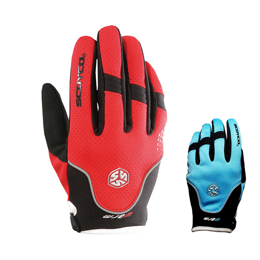 Bike Gloves Cycling Bicycle Dirt Trail MTB BMX Full Finger Scoyco BG10