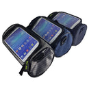 Cycling Front Bag Portable Bike Handlebar Bag Bicycle Touch Screen Phone Holder