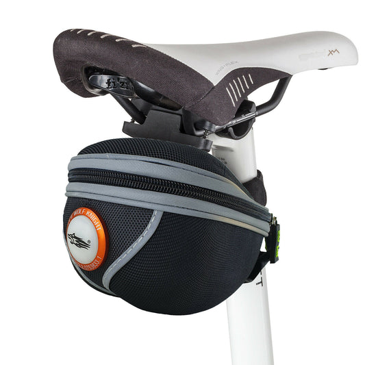 Bike Storage Saddle Bag With Tail Light Waterproof Portable Bicycle Cycling Seat Pannier