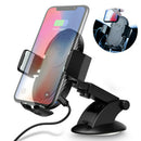 Car Fast Wireless Charger Holder Air Vent Mount Bracket Qi 3 in 1